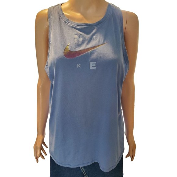 Nike Tops - Nike Women's Dri Fit Athletic Cut Tank Sz L